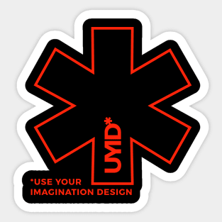 UYID* Use Your Imagination Design Asterisk Sticker